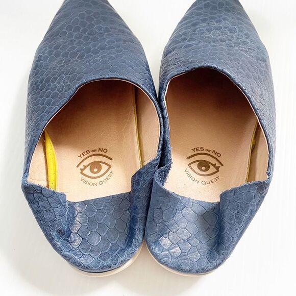 Blue Textured Flats - Picture 5 of 6